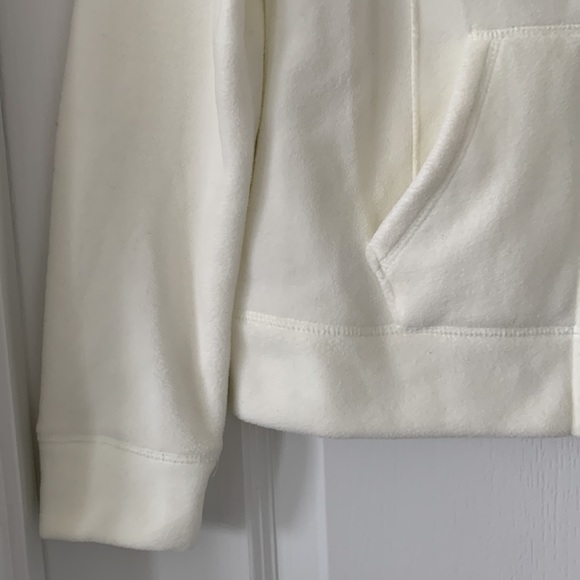 OLD NAVY Fleece Zipped Off-White Jacket Size S - Picture 5 of 9